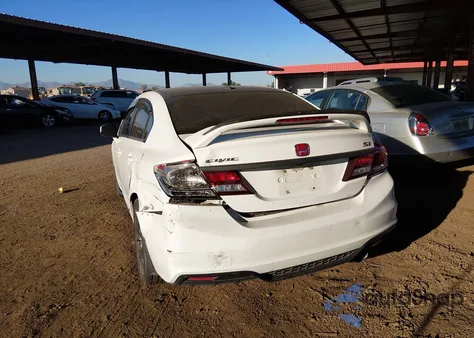 2013 Honda Civic Si from USA, damaged, VIN 2HGFB6E57DH705148